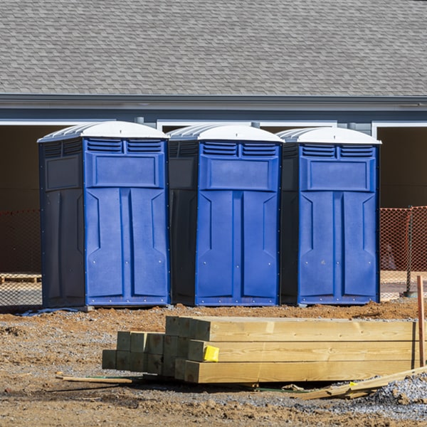 what is the cost difference between standard and deluxe porta potty rentals in Hastings